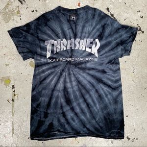 Thrasher Skateboard Mag Shirt - Gray Tie Dye